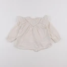 Vertbaudet - blouse beige - 12 mois