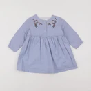 Boutchou - robe bleu - 12 mois