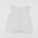 Boutchou - blouse blanc - 9 mois