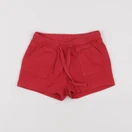 Boutchou - short rouge - 12 mois