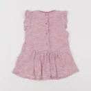 Natalys - robe blanc, rose - 6 mois