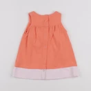 Petit Bateau - robe orange - 3 mois
