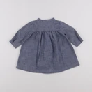 Petit Bateau - robe bleu - 6 mois