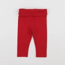 H&M - legging rouge - 6 mois