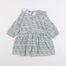 Petit Bateau - robe multicolore - 12 mois