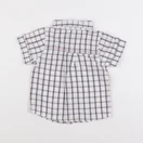 Tape à l'oeil - chemise bleu, blanc - 12 mois
