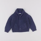 Boutchou - gilet bleu - 6 mois