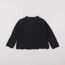 Vertbaudet - pull noir - 2 ans
