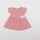 Petit Bateau - robe rose - 6 mois
