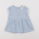 Cyrillus - robe bleu - 6 mois