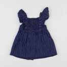 Vertbaudet - robe bleu, argent - 3 mois