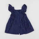 Vertbaudet - robe bleu, argent - 3 mois
