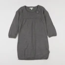 Vertbaudet - robe gris - 6 ans
