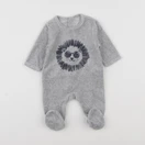La Redoute - pyjama velours gris - 1 mois