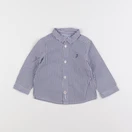 Jacadi - chemise blanc, bleu - 12 mois