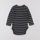 H&M - body gris - 3 mois