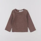 H&M - tee-shirt marron - 3 mois