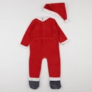Vertbaudet - pyjama velours rouge - 2 ans
