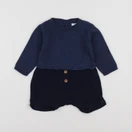 Mango - combinaison bleu - 1/3 mois