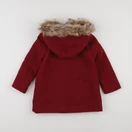 Vertbaudet - manteau rouge - 4 ans
