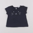 Boutchou - tee-shirt bleu - 6 mois