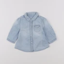 Vertbaudet - chemise bleu - 3 mois