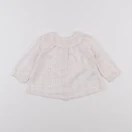 Cyrillus - blouse blanc, or - 6 mois