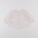 Cyrillus - blouse blanc, or - 6 mois
