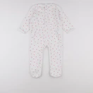 Vertbaudet - pyjama velours blanc - 2 ans