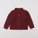Vertbaudet - gilet violet - 2 ans