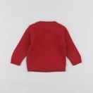 Vertbaudet - pull rouge - 3 mois