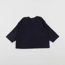 Petit Bateau - tee-shirt bleu - 12 mois