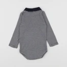 Petit Bateau - body à col bleu - 12 mois