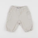 Petit Bateau - pantalon doublé beige - 3 mois