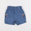 Little Cigogne - short bleu - 12 mois