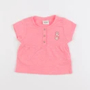 Tape à l'oeil - tee-shirt rose fluo - 3 mois