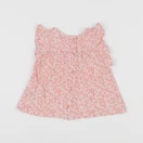 Vertbaudet - robe blanc, rouge - 9 mois