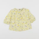 Vertbaudet - robe blanc, jaune - 2 ans