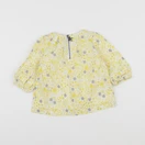 Vertbaudet - robe blanc, jaune - 2 ans