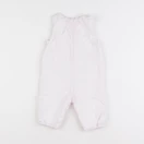 Jacadi - combinaison blanc, rose - 6 mois
