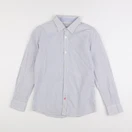 Zara - chemise blanc, bleu - 9/10 ans