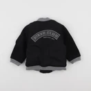 IKKS - veste doublé, imprimé au dos noir - 12 mois