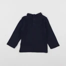 Vertbaudet - sous-pull bleu - 12 mois