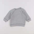 Vertbaudet - sweat gris - 12 mois