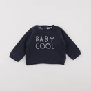 Boutchou - sweat bleu - 6 mois