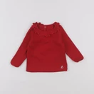 Petit Bateau - tee-shirt rouge - 6 mois