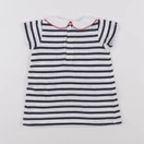 Jacadi - robe blanc, bleu, rouge - 6 mois