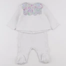 Jacadi - ensemble blanc - 12 mois