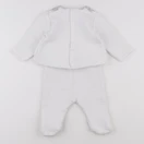Jacadi - ensemble blanc - 12 mois