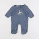 Vertbaudet - pyjama coton bleu - 1 mois